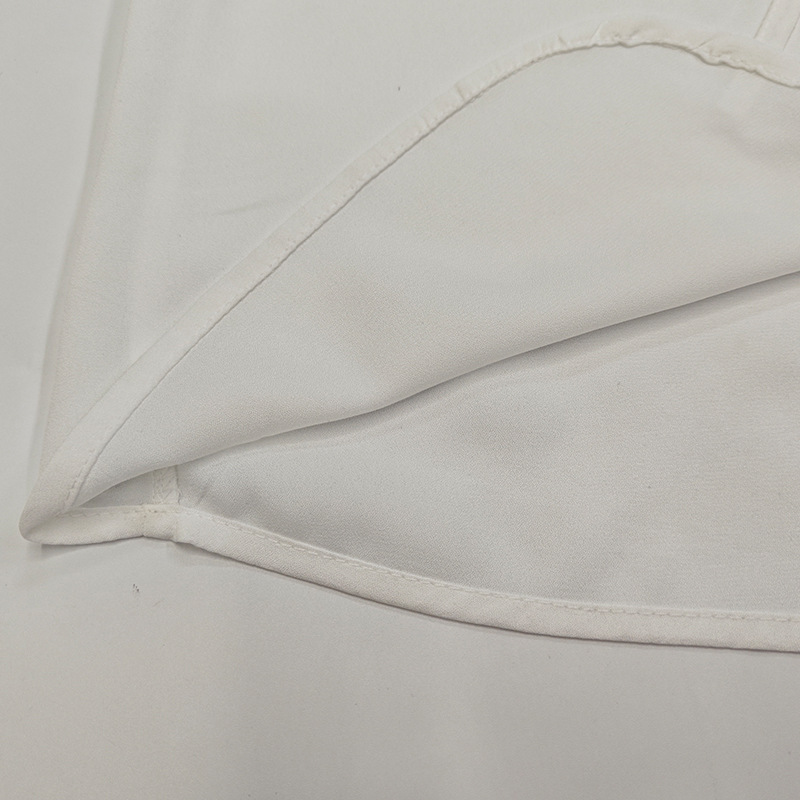 欧美女装2025春夏新品时尚系带设计感开衫荷叶边外搭小披肩衫衬衣详情24