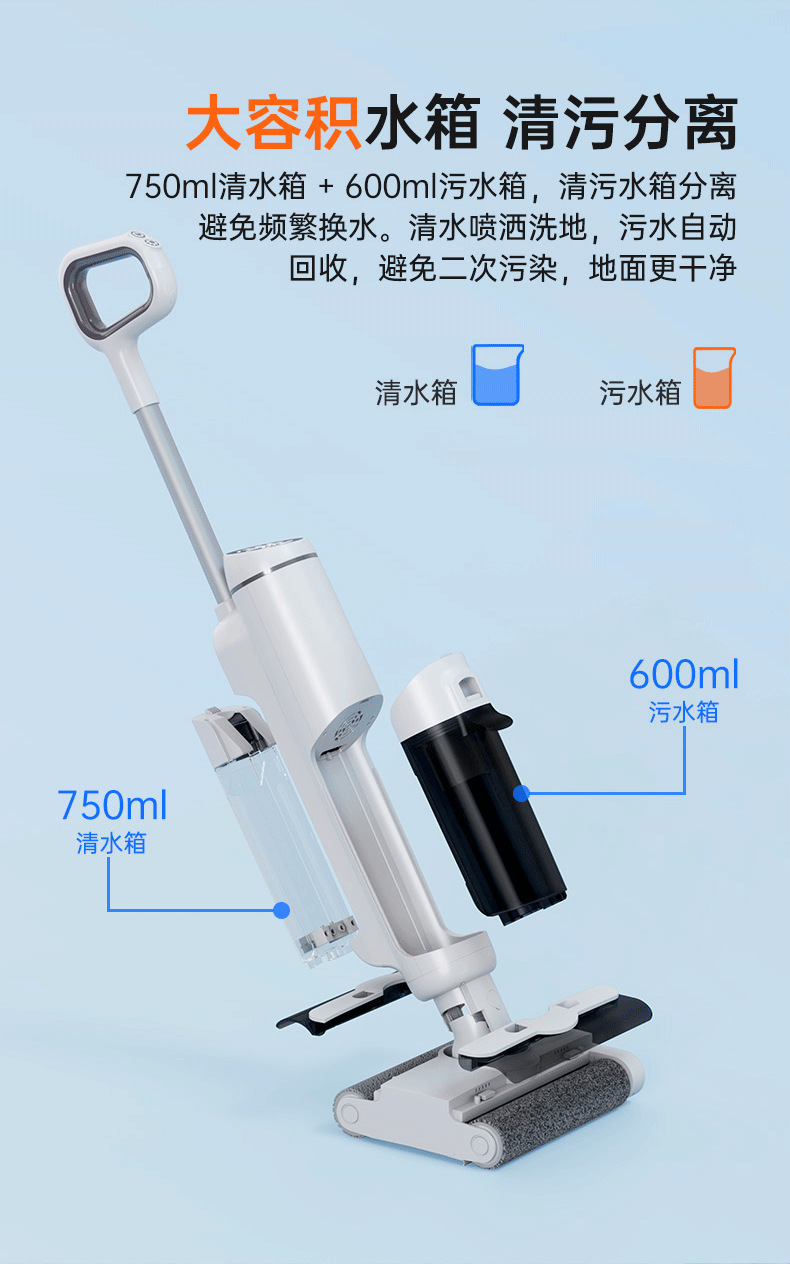 洗地机家用双滚刷手持拖地机扫地吸扫一体机洗拖吸三合一拖把详情10