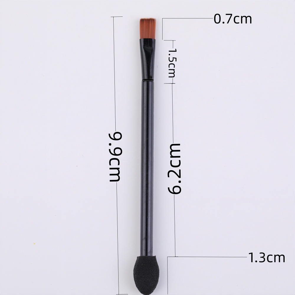 新款双头眼影刷平头眼部化妆刷晕染眼影棒初学者迷你美妆工具批发详情5
