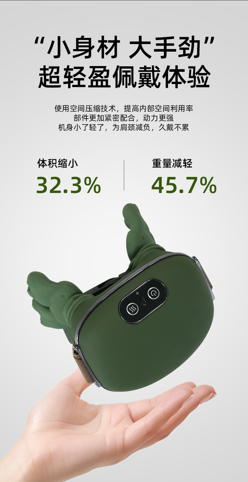 跨境外贸爆款手肩颈按摩仪颈椎按摩器斜方肌脖子颈部按摩仪礼品现货P52详情4