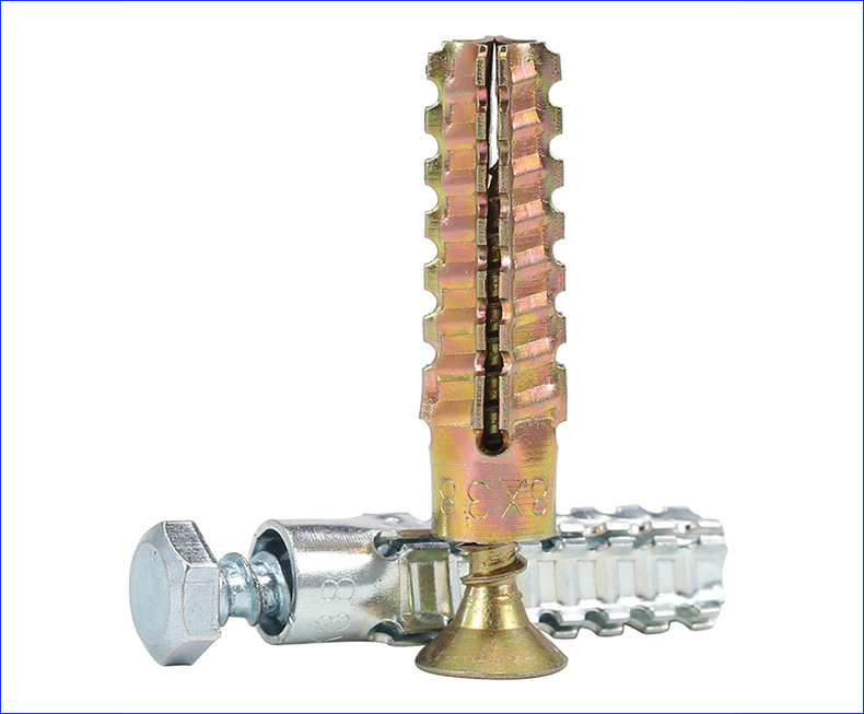 锯齿铁膨胀螺丝一体钉批发空心砖墙专用防松金属膨胀螺钉套装M6M8详情27