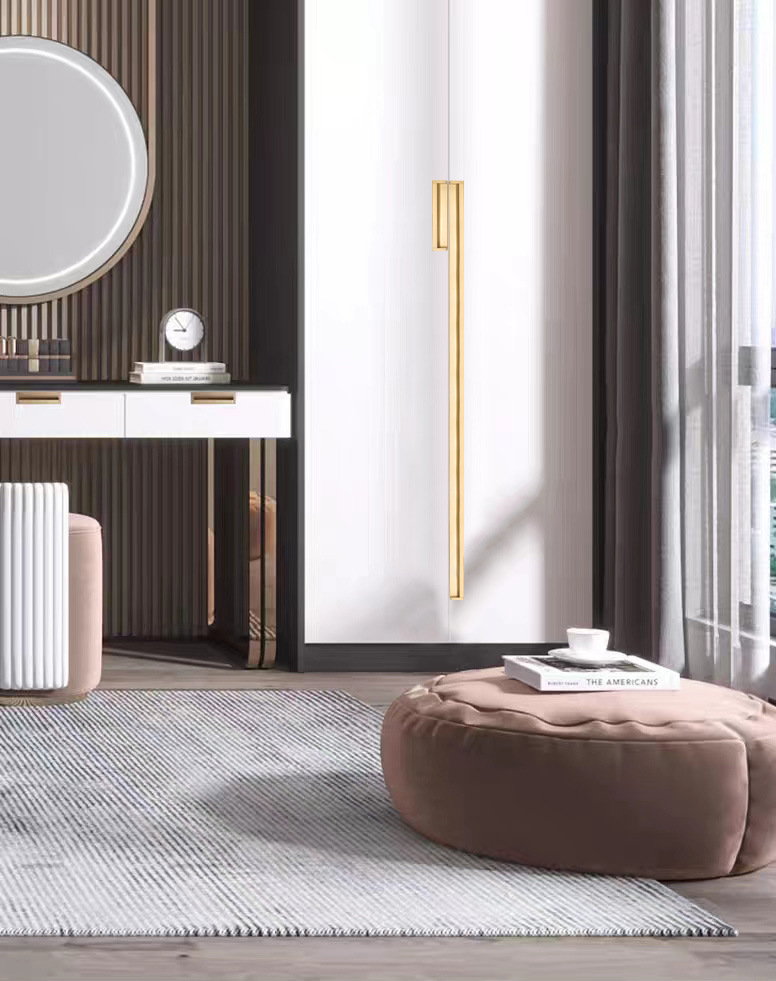 黑色嵌入式暗装拉手金色银色抽屉把手青古铜挖槽移门加长对装拉手详情36