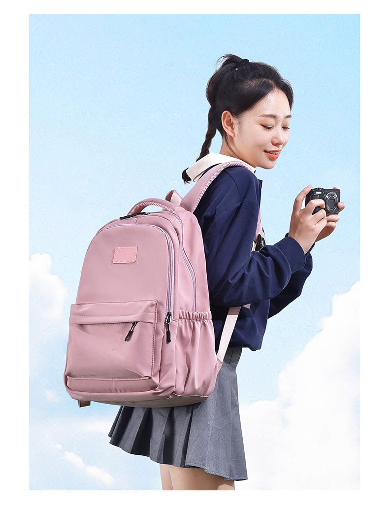 跨境新款中大学生书包男女笔记本电脑包户外旅行背包休闲背包女详情33