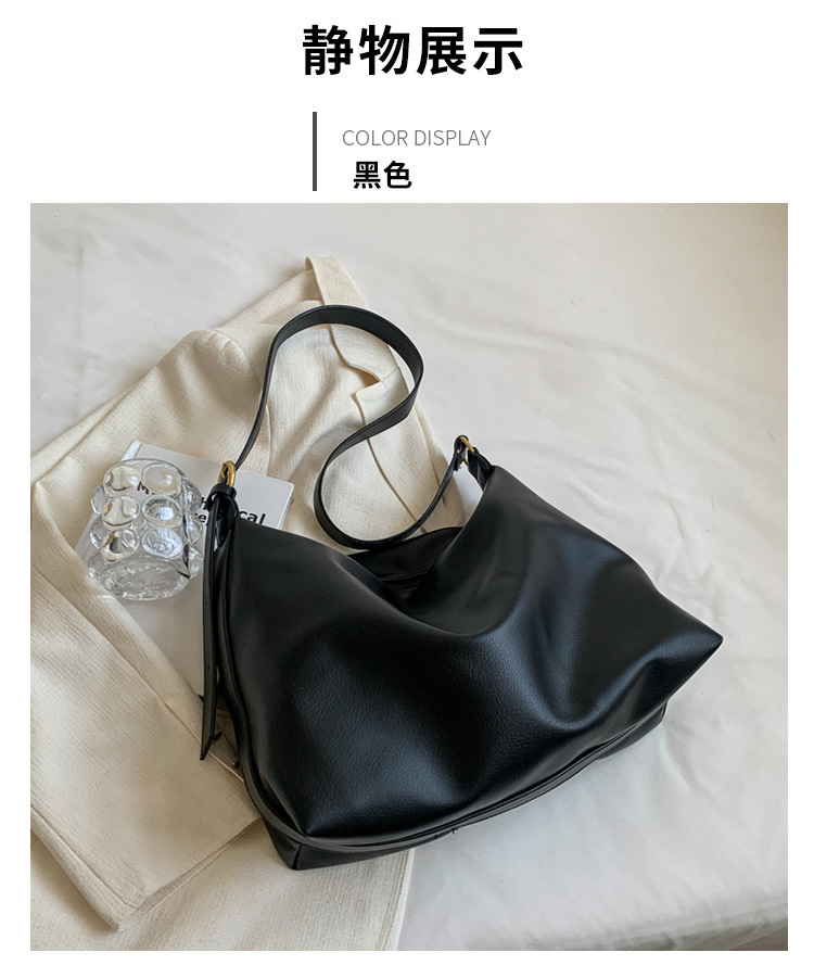 2025新款女包大容量包包斜跨单肩包包学生上课复古时尚单肩托特包详情21