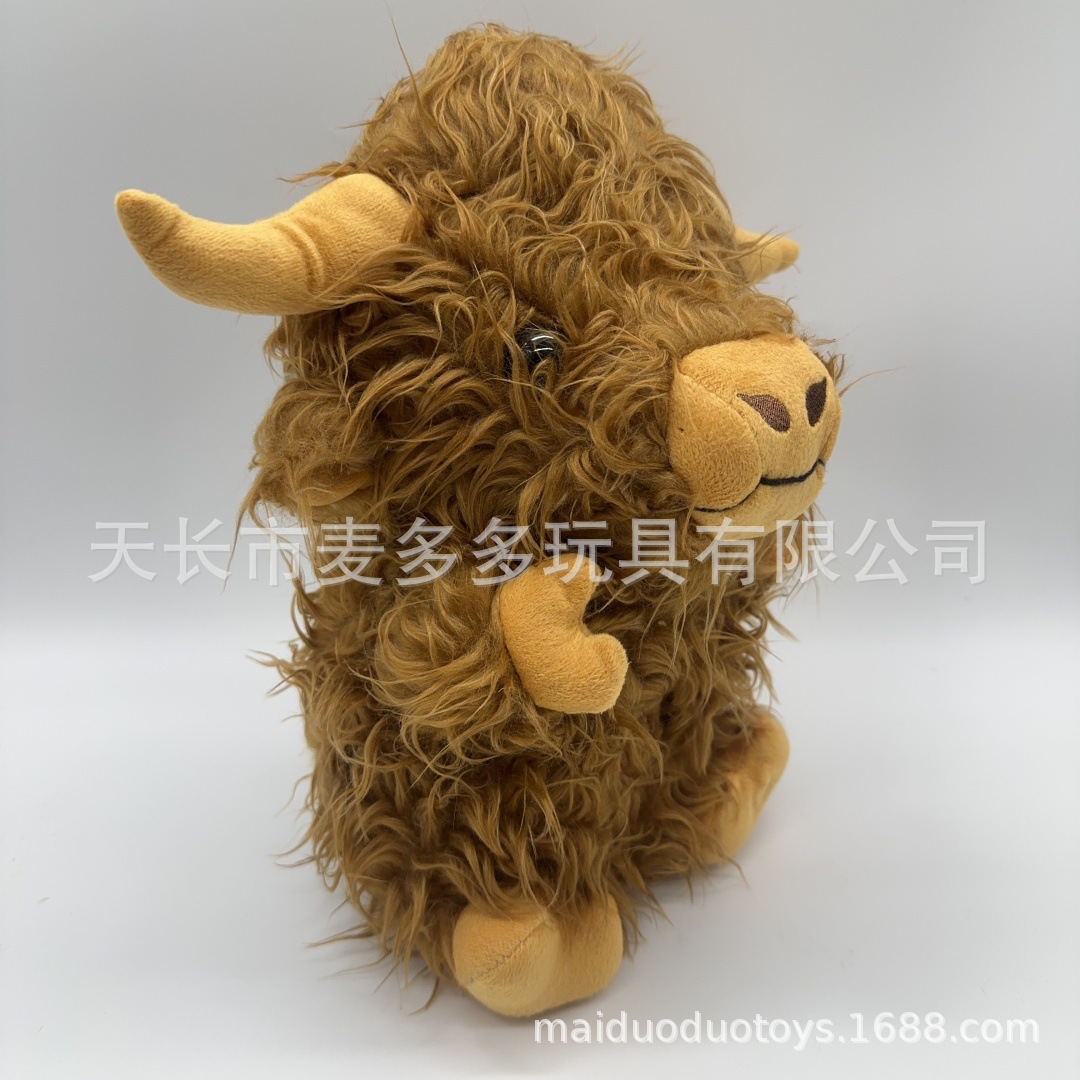 跨境玩具会呼吸高地牛毛绒玩偶考拉公仔儿童声光安抚音乐卡皮巴拉详情5