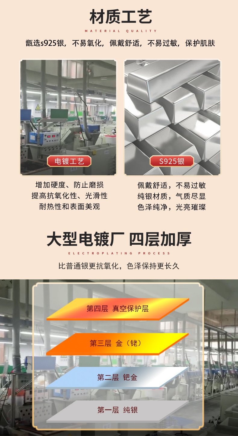 天然澳母贝珍珠项链925银元宝扣强光高品质贝珠澳白项链工厂批发详情39