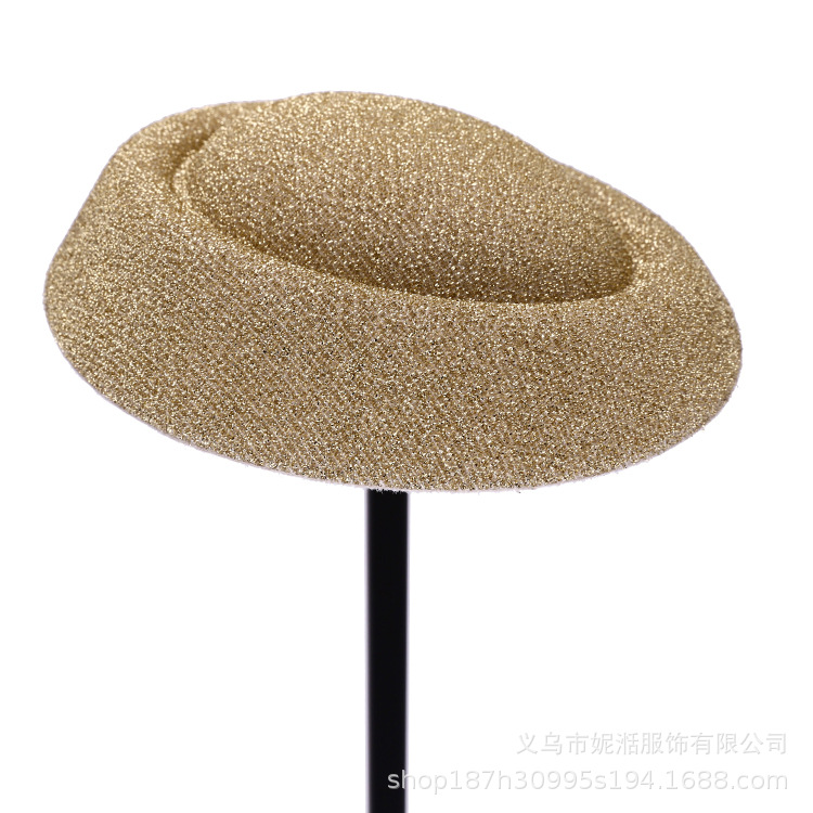 DIY儿童成人小礼帽头饰幻彩材料帽胚空姐帽底座表演节庆帽子帽托详情13