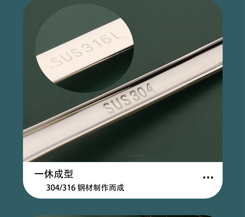 316 spoons, stainless steel spoons, 304 small soup spoons wholesale, spoons for household use, commercial use, Chinese trend style flat-bottomed spoons pic 20