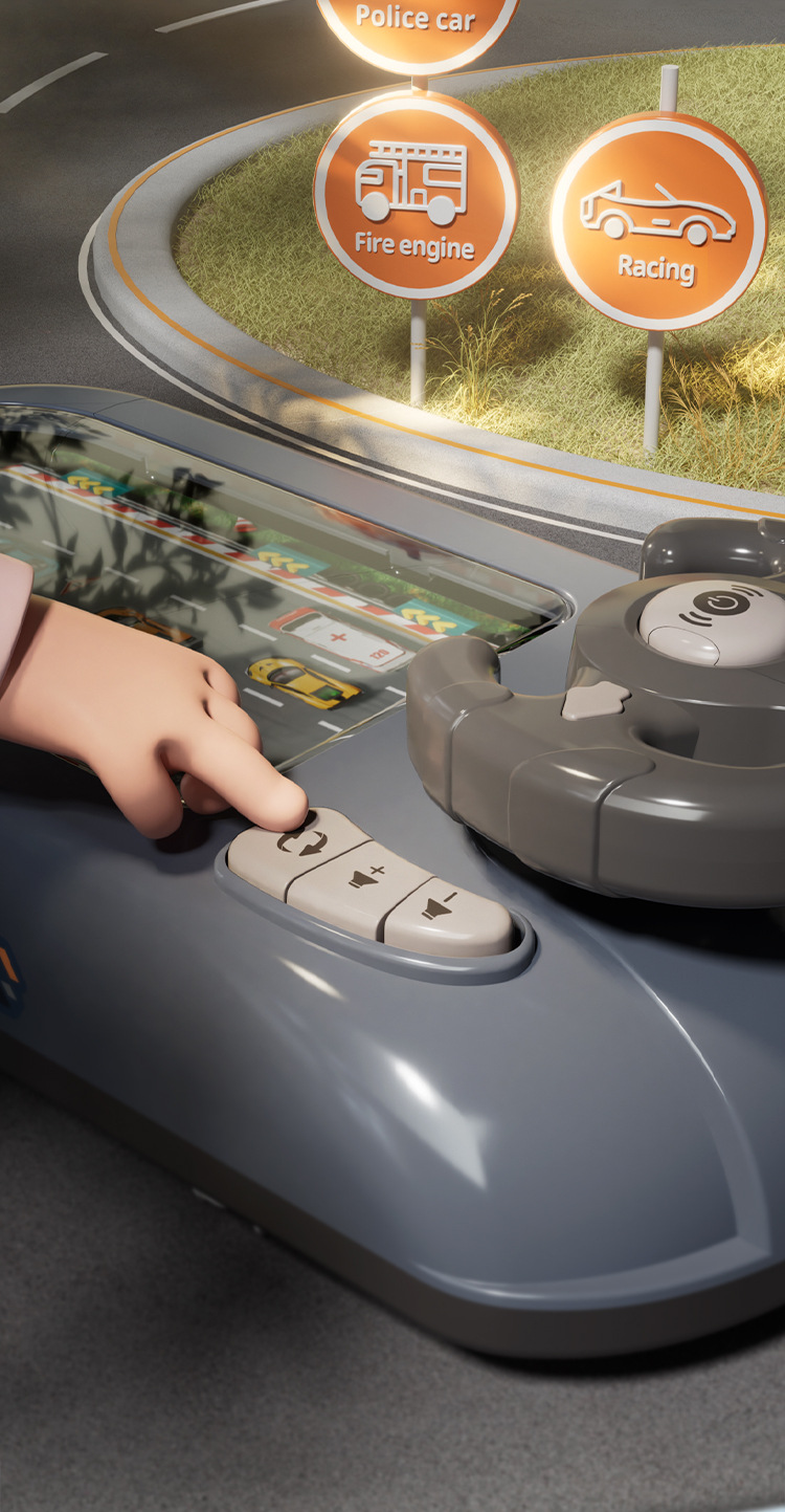 跨境儿童赛车闯关大冒险模拟驾驶游戏机益智桌面玩具男女孩3-6岁详情24