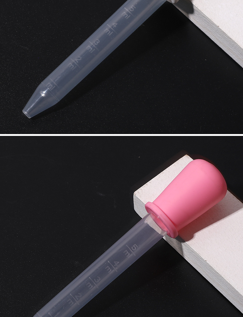 Baby anti-choking medicine feeder, simple baby dropper medicine feeder, 5ml multi-functional water and medicine feeding dropper with scale, 5ml dropper pic 14