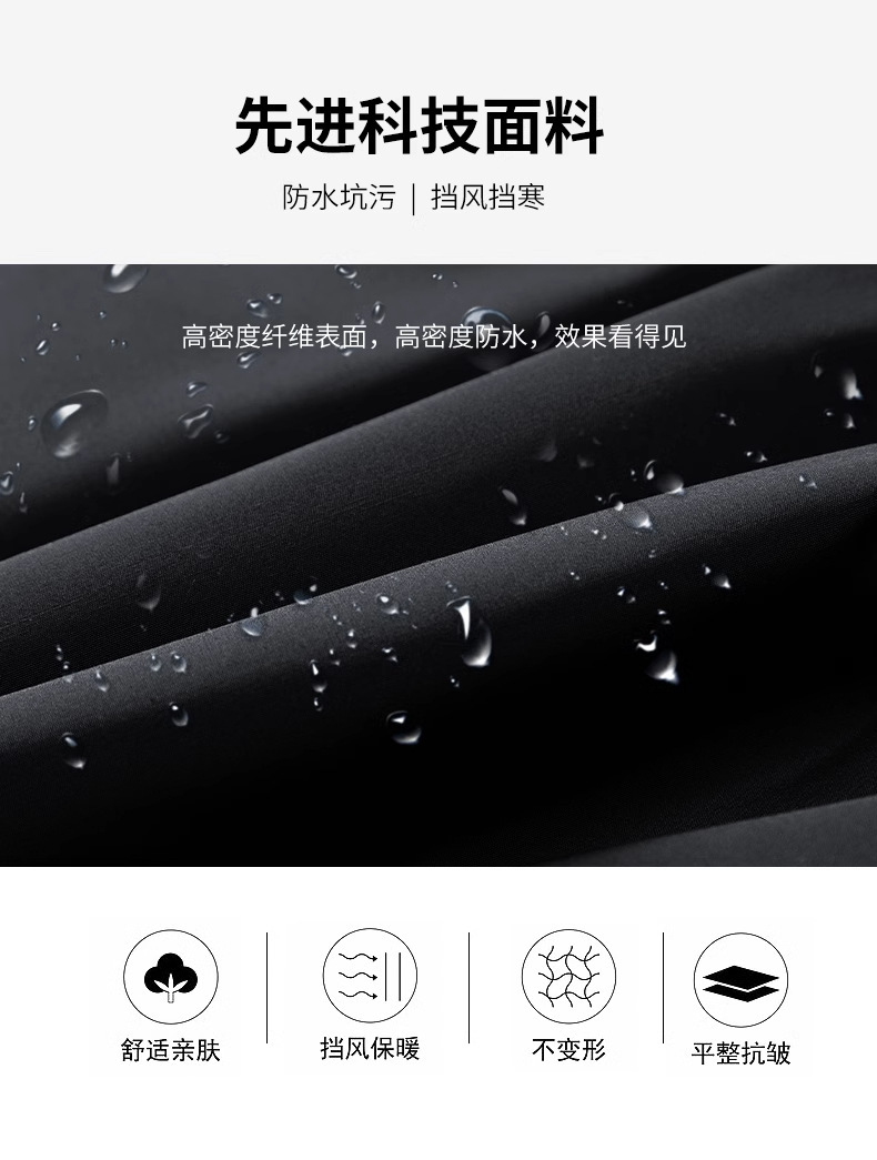 NASA Workwear Party overcomes the new winter trend brand of thick-necked hooded cotton-padded jackets, cotton-padded jackets and coats for men pic 9