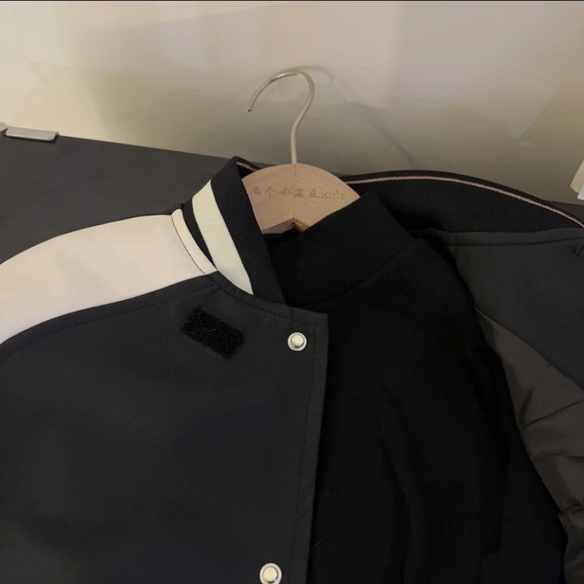男童羽绒服2023外套秋季新款韩版棒球服外套机车风皮衣时尚潮厂家详情5