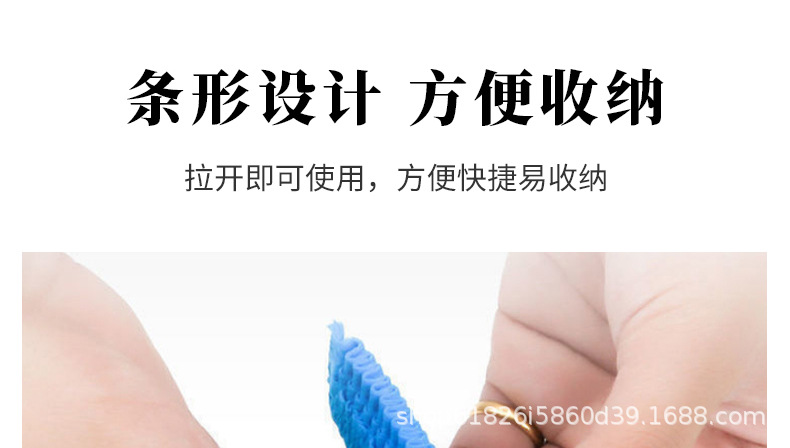 一次性无纺布民用条形帽厨房工作车间食品加工防尘帽透气头套厂家详情17