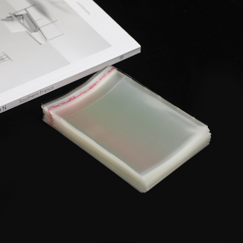 opp袋子 衣服自粘袋服装包装袋透明平口塑料自黏袋卡头自封不干胶详情6