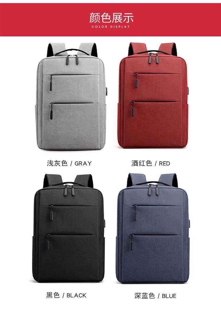 Cross-border 2026 New Business backpack, usb charging Schoolbag, travel waterproof laptop bag, backpack pic 10