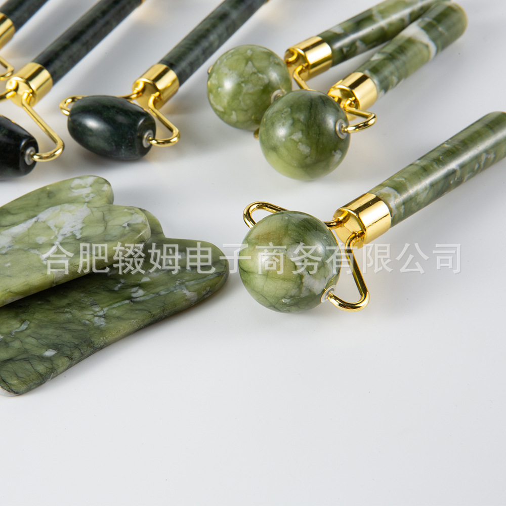 圆珠按摩滚轮面部全身养护玉石刮痧板美容器按摩器厂家批发跨境详情16