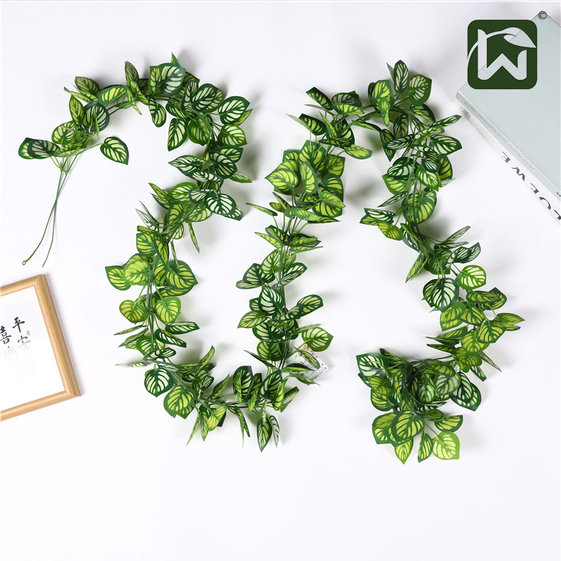 仿真藤条葡萄叶植物叶藤蔓假植物藤绿植人造壁批发壁挂葡萄藤挂墙详情18