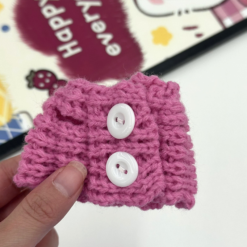 Shirley Rose Highland kt woolen top pendant crocheted sweater DIY Handmade cute kt cat knitted garment pic 3