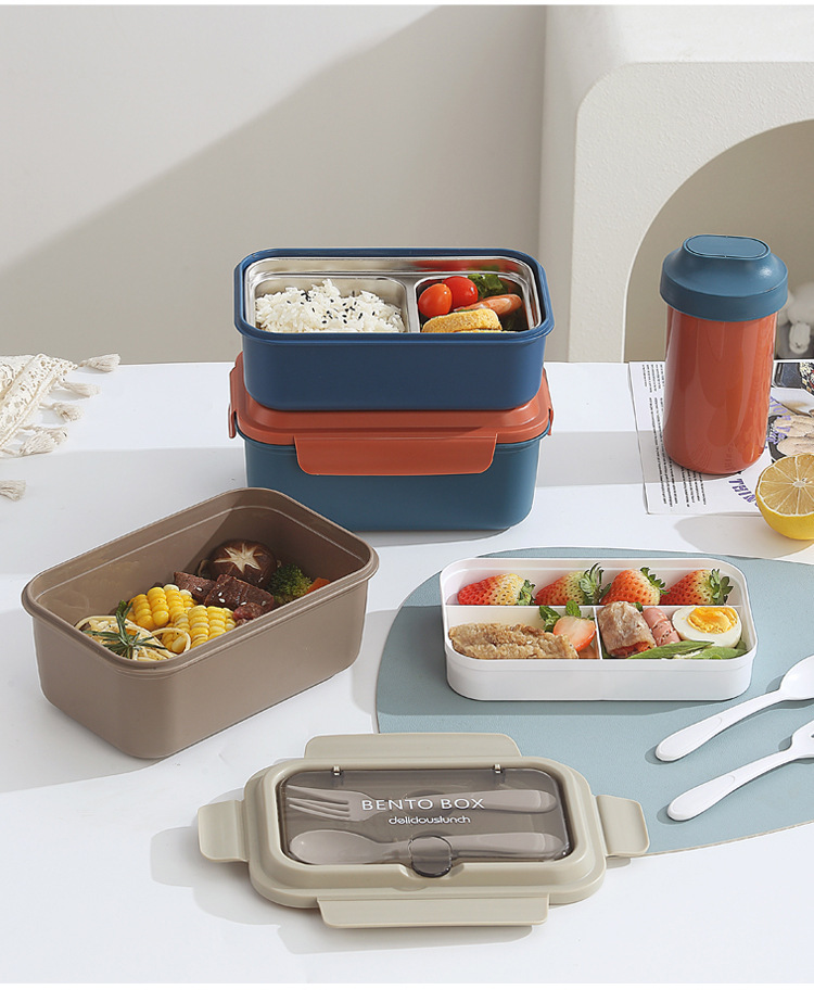 304 stainless steel pp lunch box with compartments for light food convenience boxes pic 12