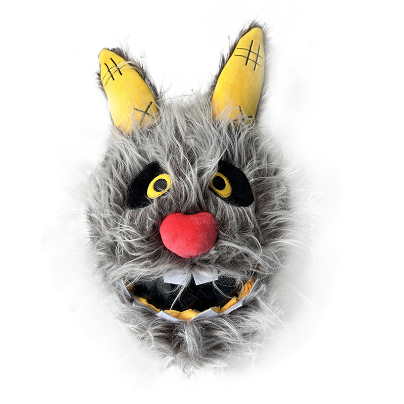 Cross-border personalized long-haired helmet covers, plush motorcycle protection covers, scratch-resistant and cute style riding cap covers are selling well across borders pic 4