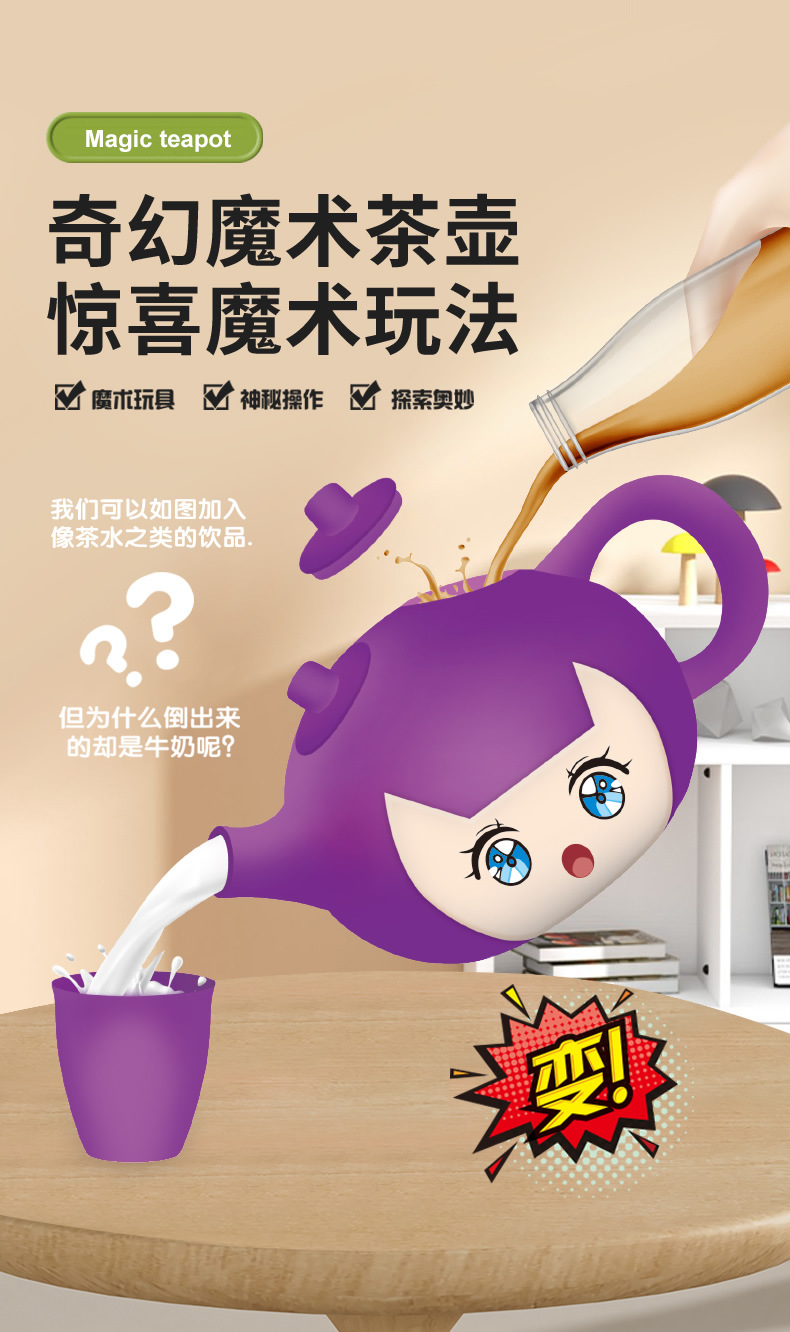 The Magic teapot glass tea brewing set, tea stove, teapot, glass tea brewing teapot, and glass tea boiling ware are portable and practical pic 7