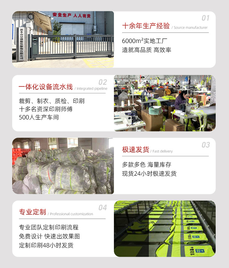 反光背心交通执勤荧光马甲衣志愿者环卫工地安全施工代驾反光马甲详情17