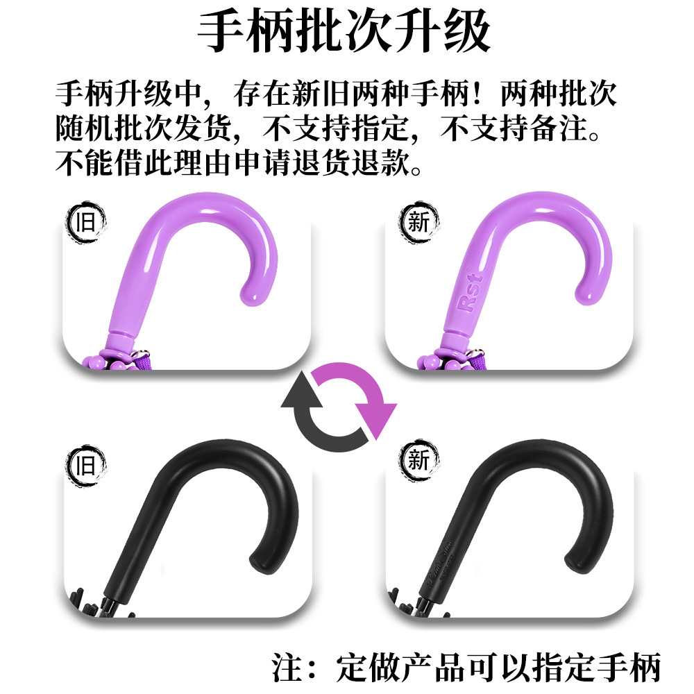 新款五折油画伞彩色满版印刷防晒遮阳雨伞搭配丝巾手提袋太阳伞详情1