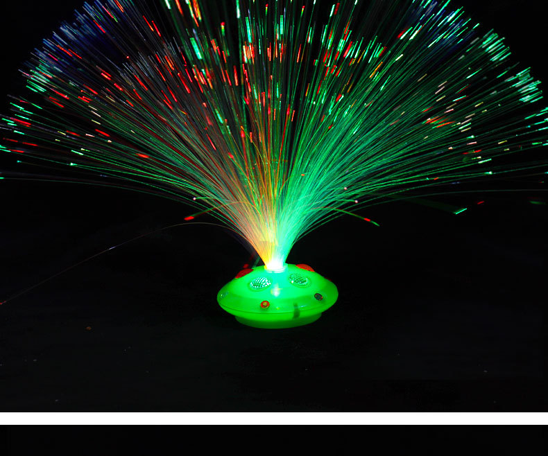 Gemstone Starry Sky Fiber Optic Flower Lantern with Seven-color flashing glow, Seven-color Starry Sky Gemstone style wholesale pic 11