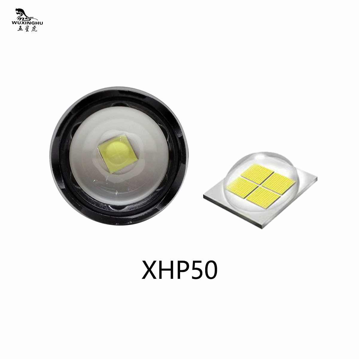新款X71P50铝合金强光手电筒TYPE-C充电伸缩调焦电量显示手电筒详情5