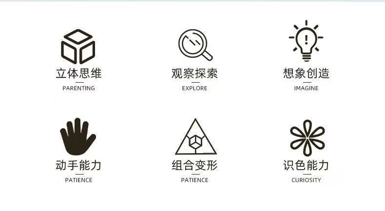 新款大尺寸仿真房子积木拼装玩具幼儿园早教益智方块积木儿童启蒙玩具详情11