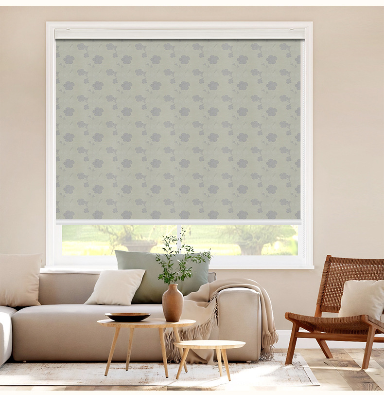 Roller blinds, light-blocking European jacquard soft gauze blinds, perforation-free Venetian blinds, bathroom sunshade, height-adjustable small curtains pic 12