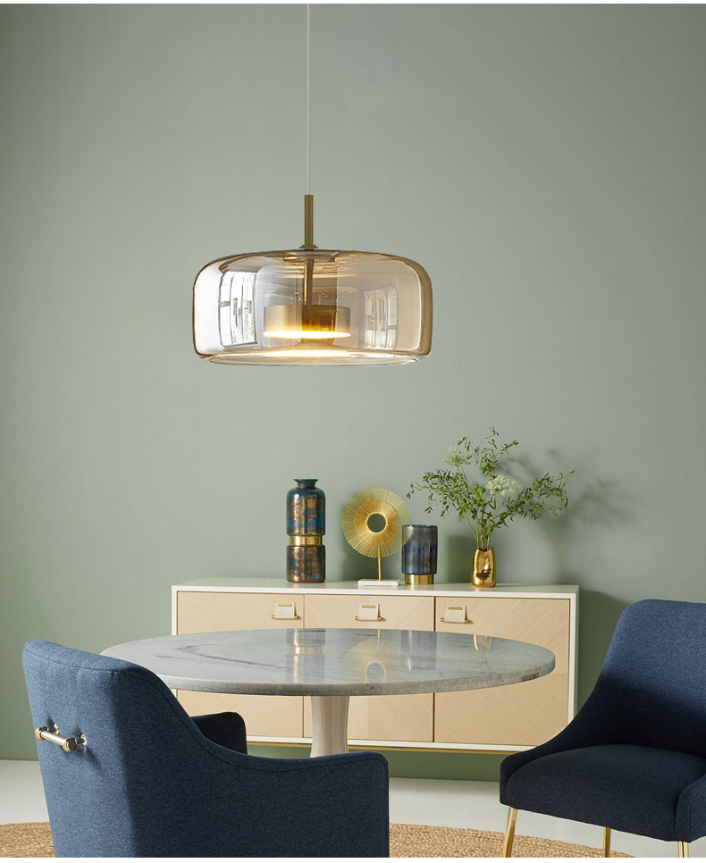 中山古镇玻璃灯具北欧现代简约创意吧台餐厅吊灯客厅艺术设计师详情13