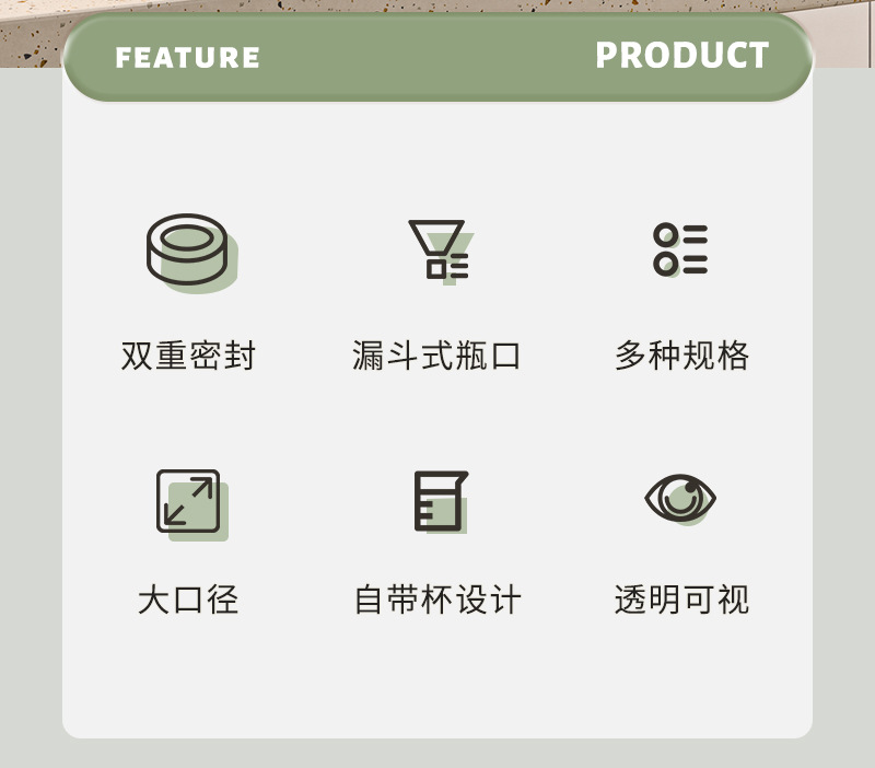 密封罐五谷杂粮收纳盒食品级厨房手装米桶家用防虫防潮面粉储存罐米桶杂粮桶狗粮详情3