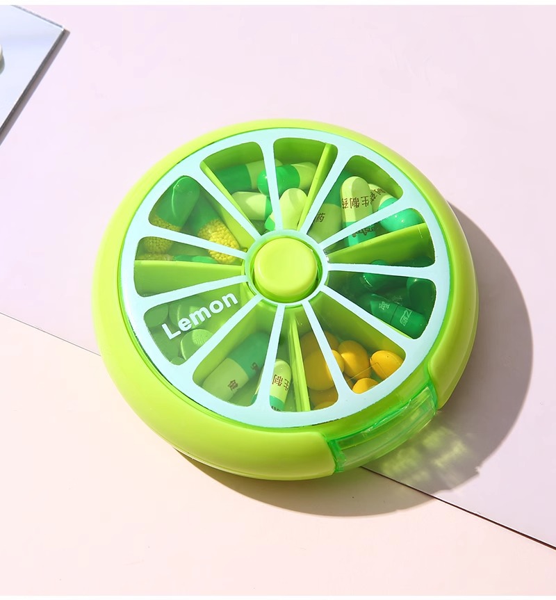 小药盒便携一周分装药盒旅行随身收纳盒切药器迷你药品药丸盒批发详情16