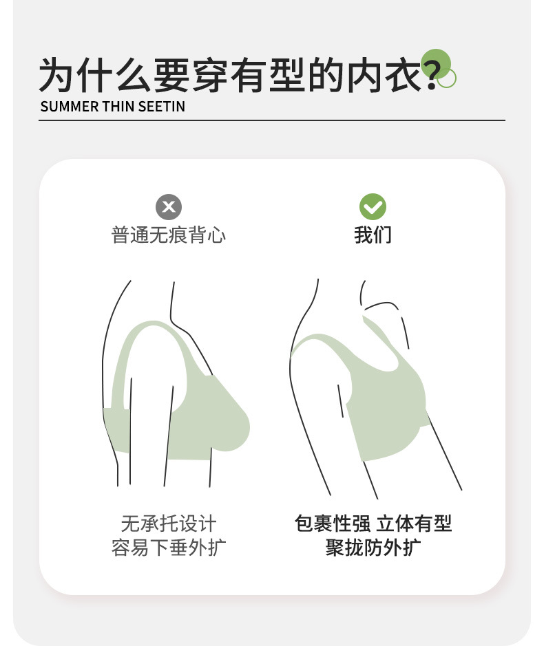固定杯前开扣妈妈中老年内衣女大码无钢圈文胸薄款背心式胸罩详情7