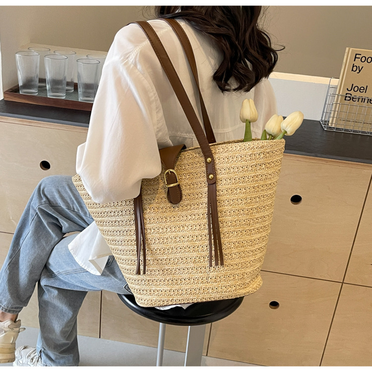 草编大容量包女包编织夏天沙滩女2024新款包包单肩手提托特包大包详情44