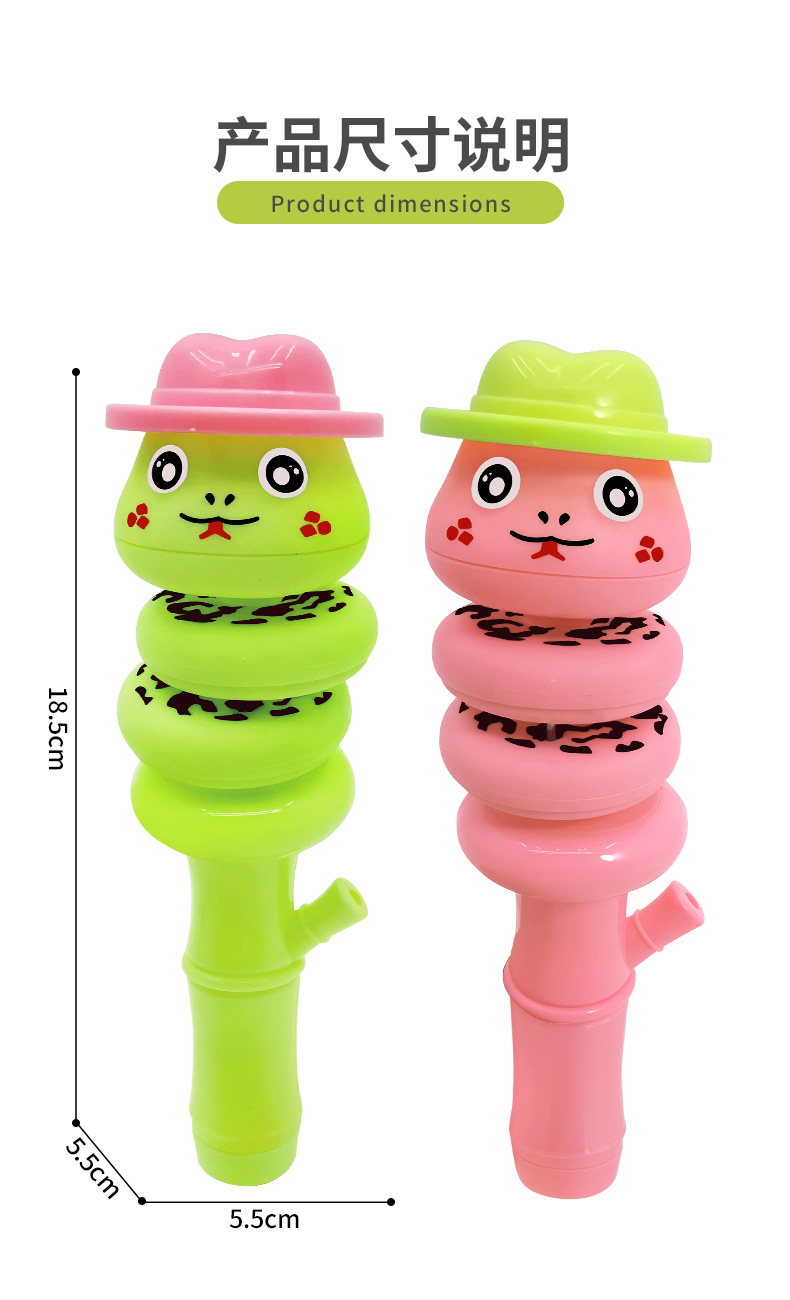 Glowing whistle, twisting snake toy, bestseller, stress-relieving, balanced, rotating and swinging, greedy snake, street stall, night market manufacturer wholesale pic 16