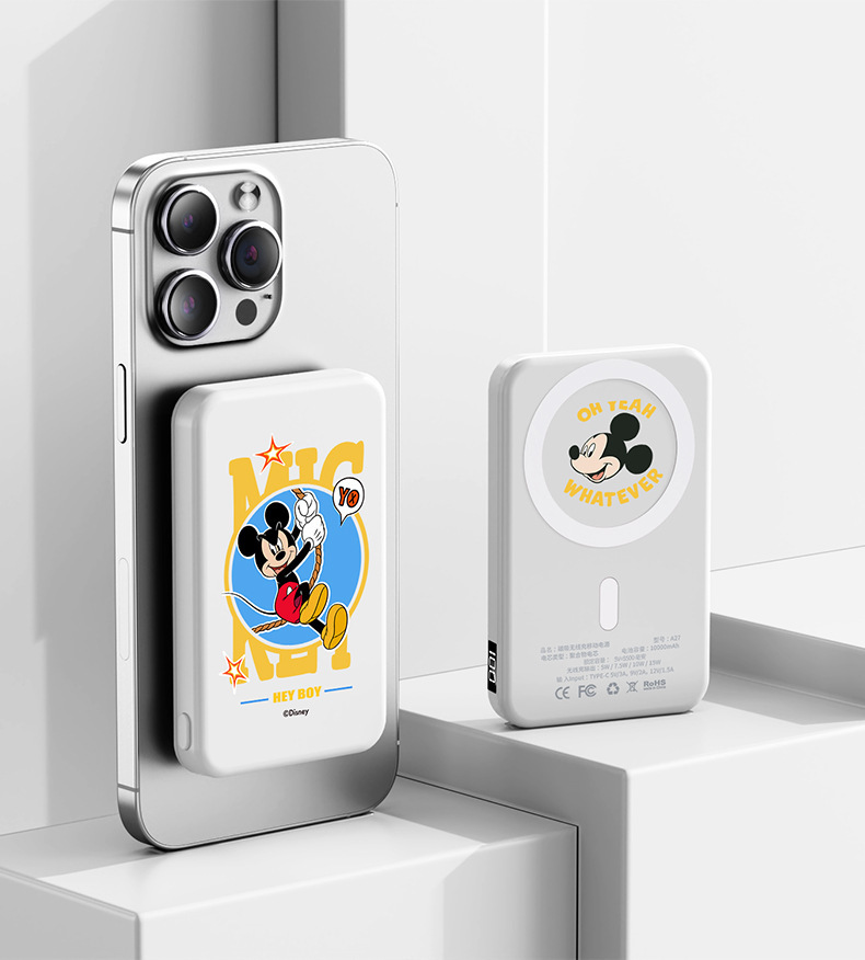 Беспроводная зарядка disney magnetic bull 22,5 W быстро заряжается тонкой емкостью, мобильный источник питания 3c сертифицирован в оригинальной версии для завода оптовыми ценами pic 23