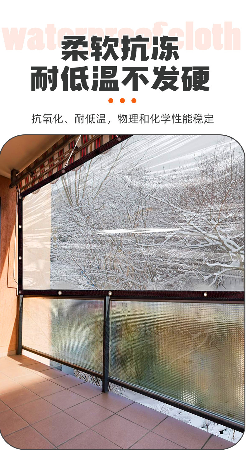 加厚多用途防雨布防水篷布塑料布耐用防漏雨遮盖详情10