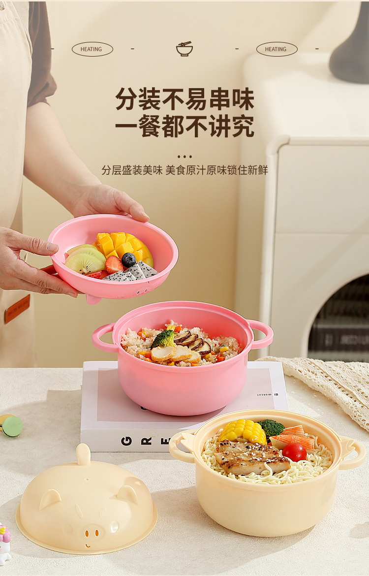 2025 nuevo cuenco de macarrón de burbuja puede ser microondas calentado estudiante bineared cute gran capacidad mezcla de macarrón instantáneo lik bowl pic 7