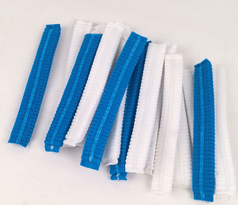 一次性帽子头套无纺布帽子厨房帽食品厂发网帽车间防尘透气条形帽详情7