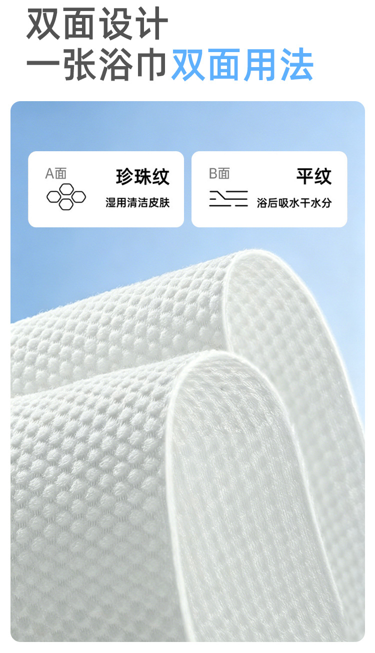 Disposable towel, bath towel, thickened face wash, soft face towel, travel hotel, outdoor individual packaging, portable bath towel pic 10