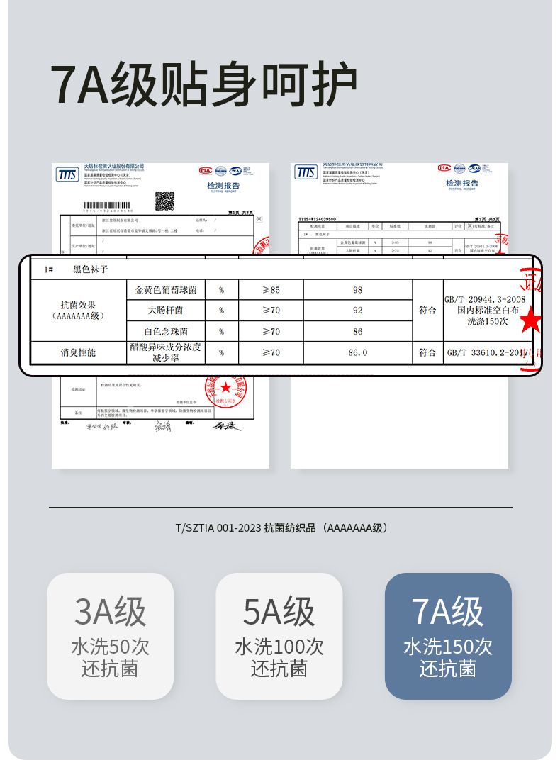 一次性袜子男7A抗菌袜透气吸汗防臭夏季纯色短袜女休闲日抛袜批发详情4