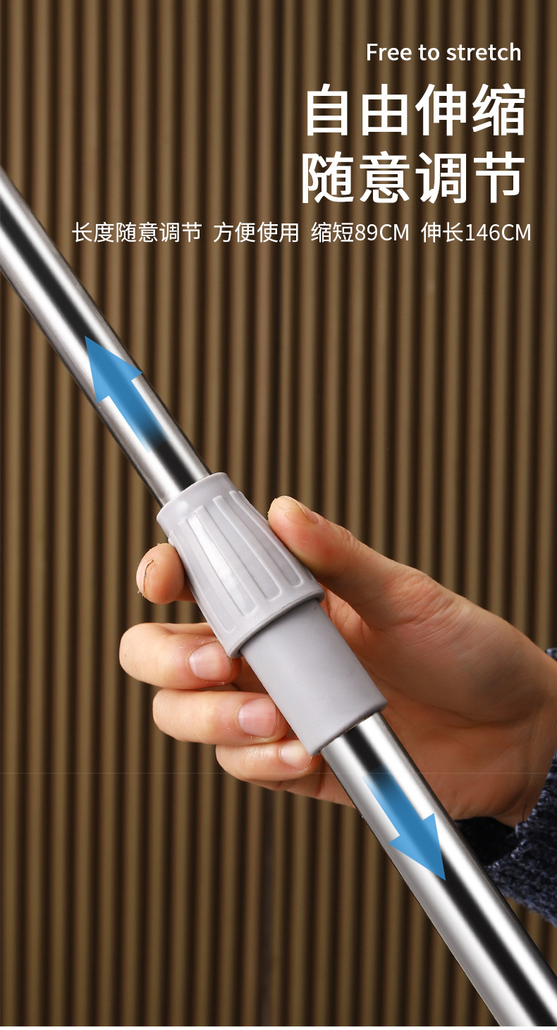 可伸缩不锈钢晾衣叉撑衣杆晒衣杆叉晾衣杆叉丫衣叉杆挑衣服取衣杆详情8