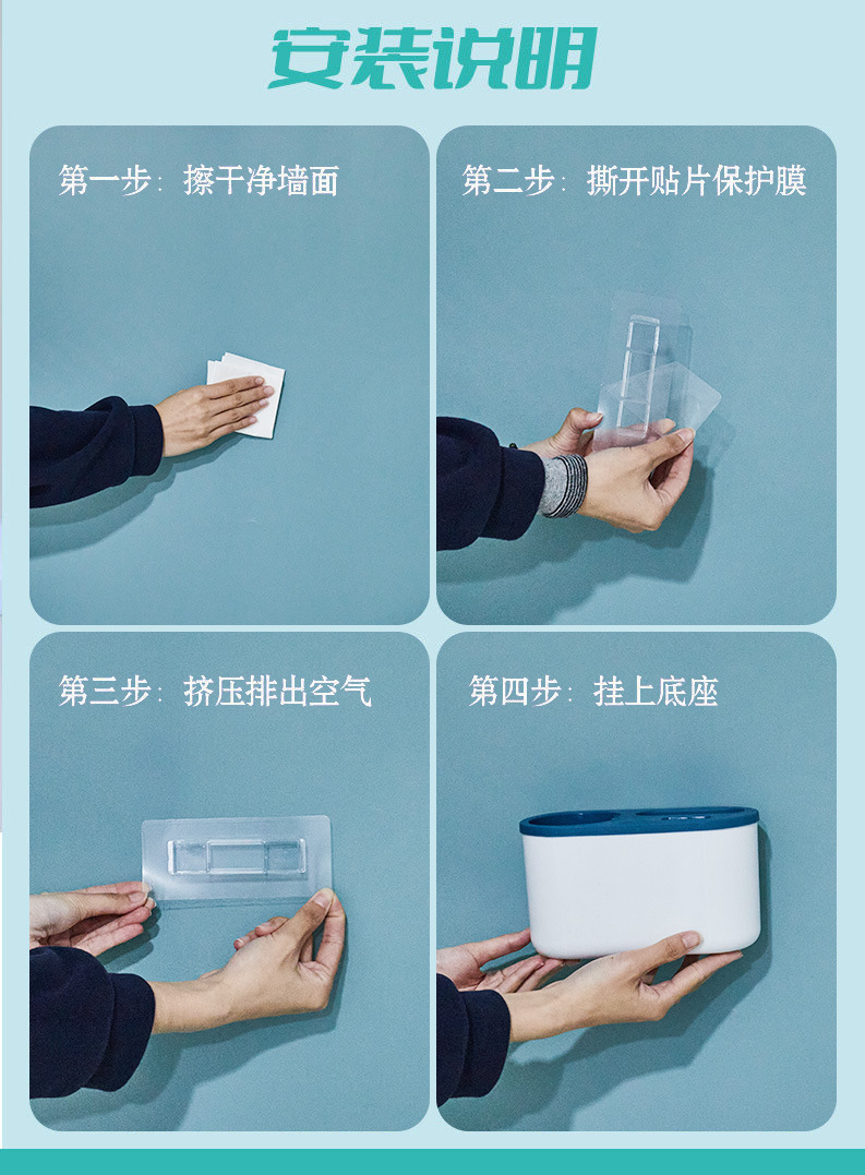 代发家用夹缝厕所刷长柄马桶刷三件套清洁三把刷子多功能软硬刷详情12