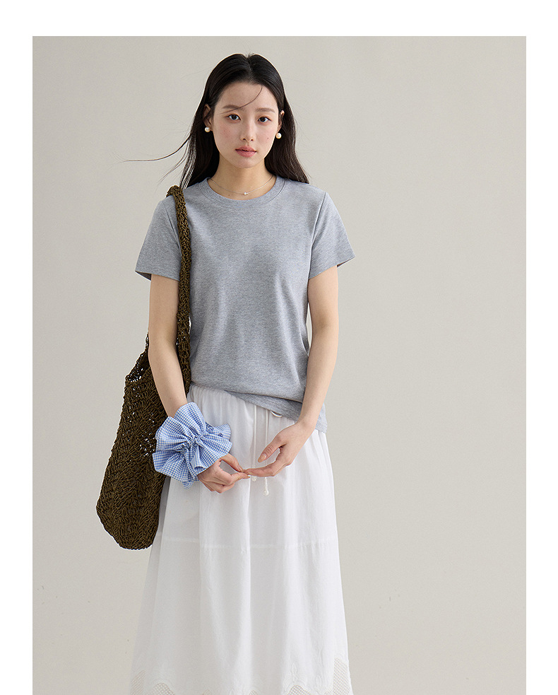 【 Blockbuster B: Super Comfortable Double-collar T-shirt with Upgraded Fabric 】 Spring short-sleeved T-shirt pic 31