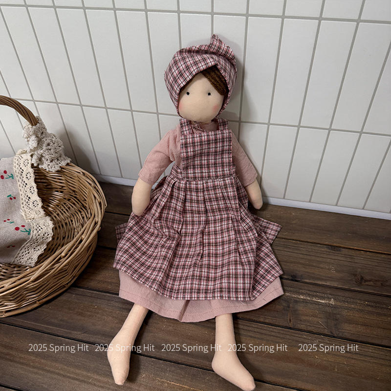 韩系布艺手工可爱甜美布娃娃连衣裙儿童安抚玩具童品玩偶闺蜜礼物详情12