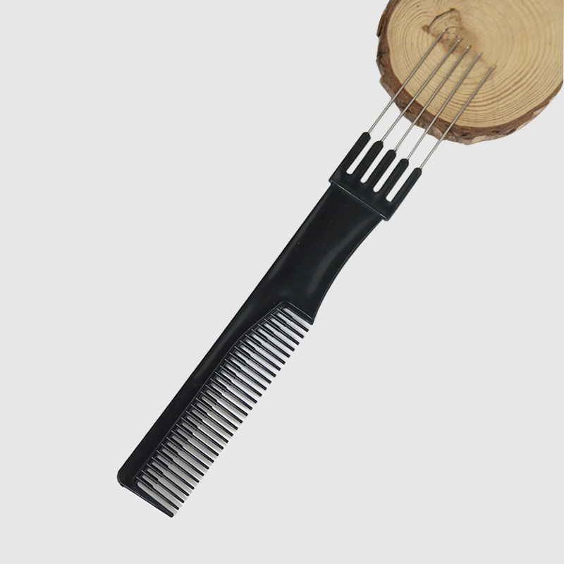 Five-needle comb, a special pointed-tail comb for makeup artists, is designed for updo hairdressing, texturing, and creating five-pronged and five-toothed hair seams pic 12