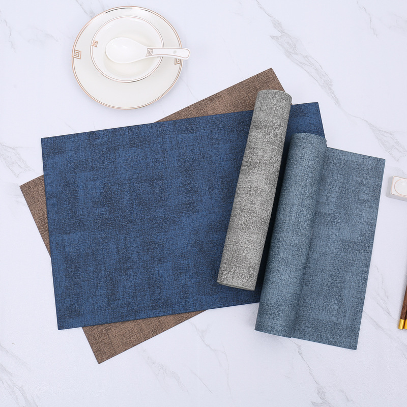 国潮餐垫可水洗桌布茶杯布纹餐桌垫子防烫隔热垫高级感西餐垫杯垫定制详情21