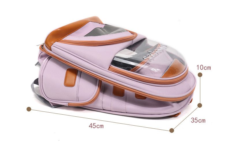 Factory direct supply cat bags and pet bags: Porous, breathable, portable, with large capacity for both shoulders and one shoulder to carry pic 2